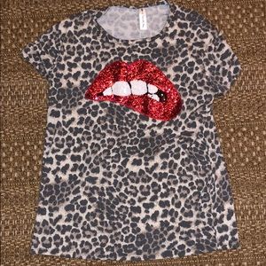 COPY - Cheetah Lips Shirt